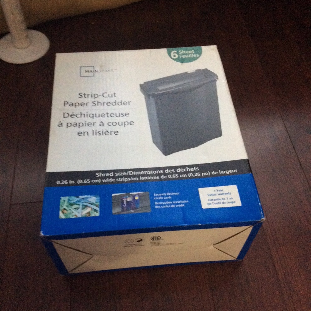 Mainstays Paper Shredder
